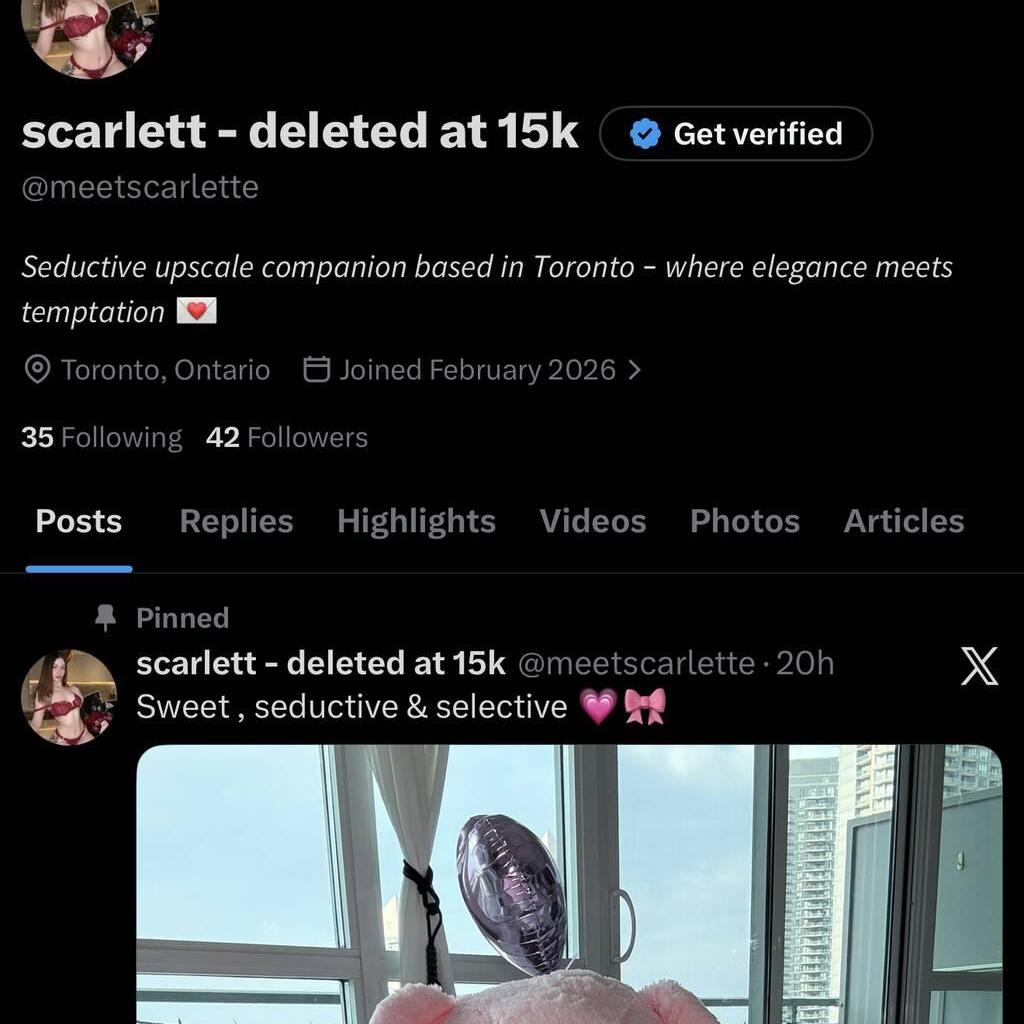 
                        Scarlett
                     is Female Escorts. | Winnipeg | Manitoba | Canada | canadatopescorts.com 