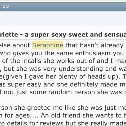 
                        Seraphine Scarlett-Rose
                     is Female Escorts. | Red Deer | Alberta | Canada | canadatopescorts.com 