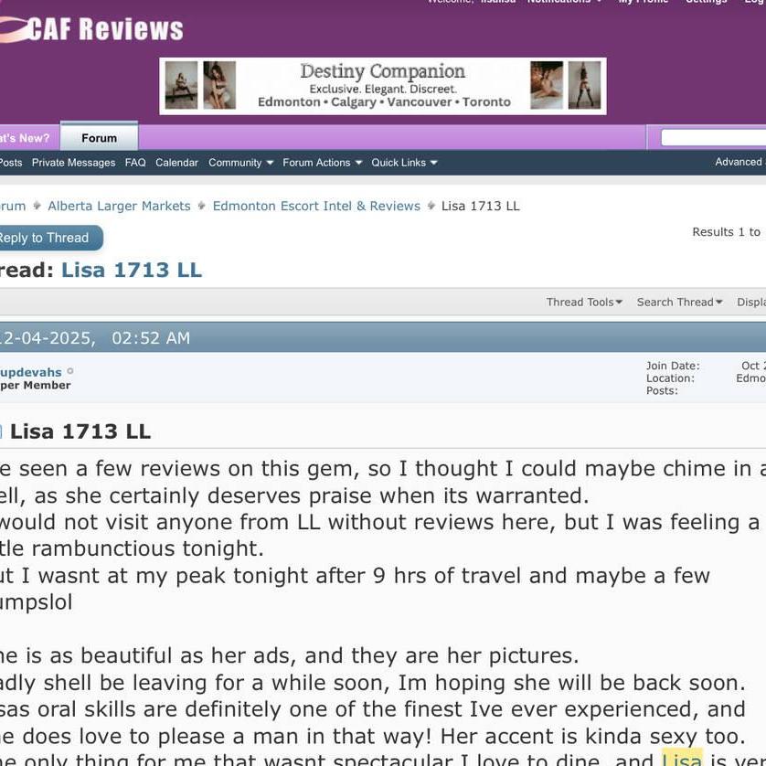 
                        Lisa
                     is Female Escorts. | Vancouver | British Columbia | Canada | canadatopescorts.com 