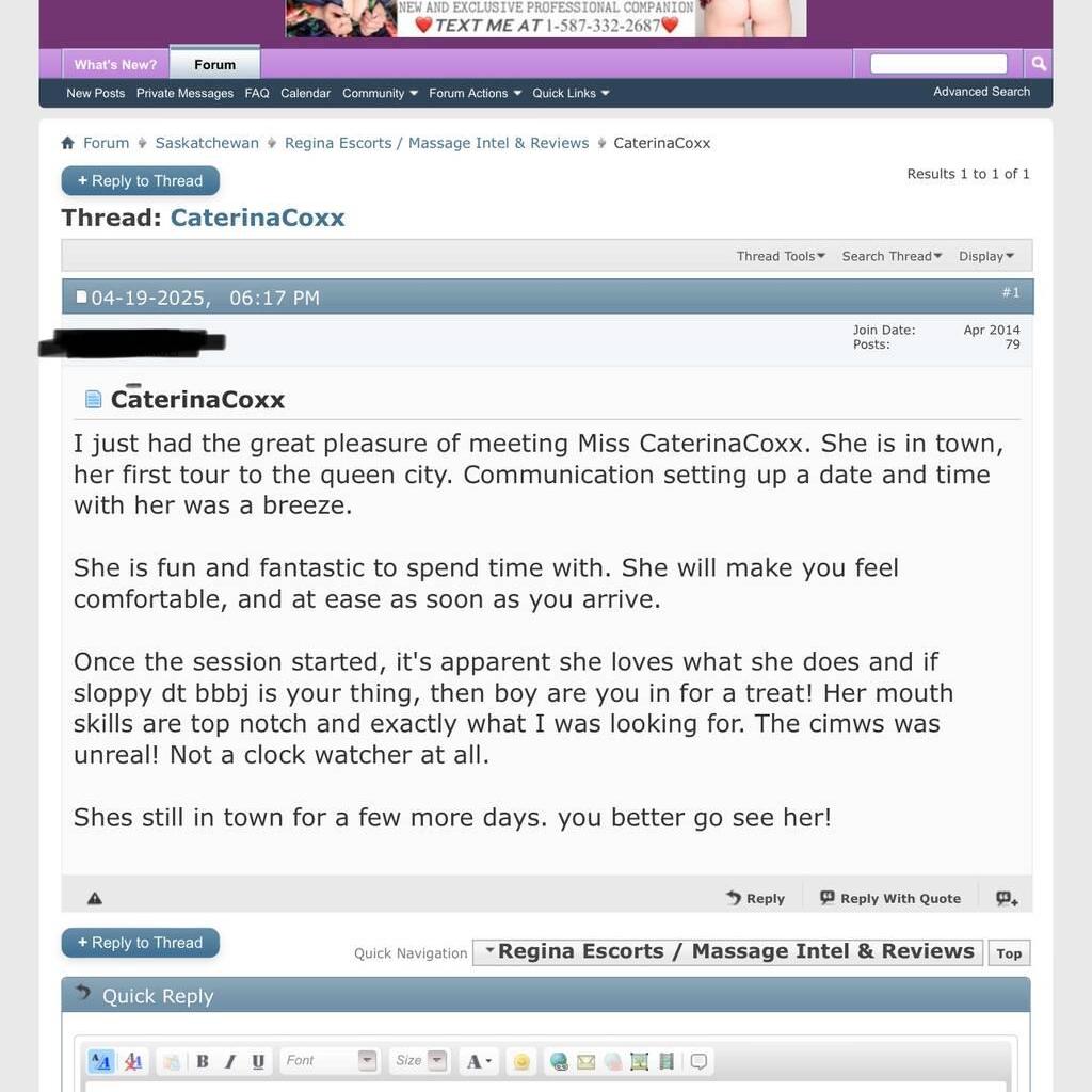 
                        Caterina Coxx
                     is Female Escorts. | Grande Prairie | Alberta | Canada | canadatopescorts.com 