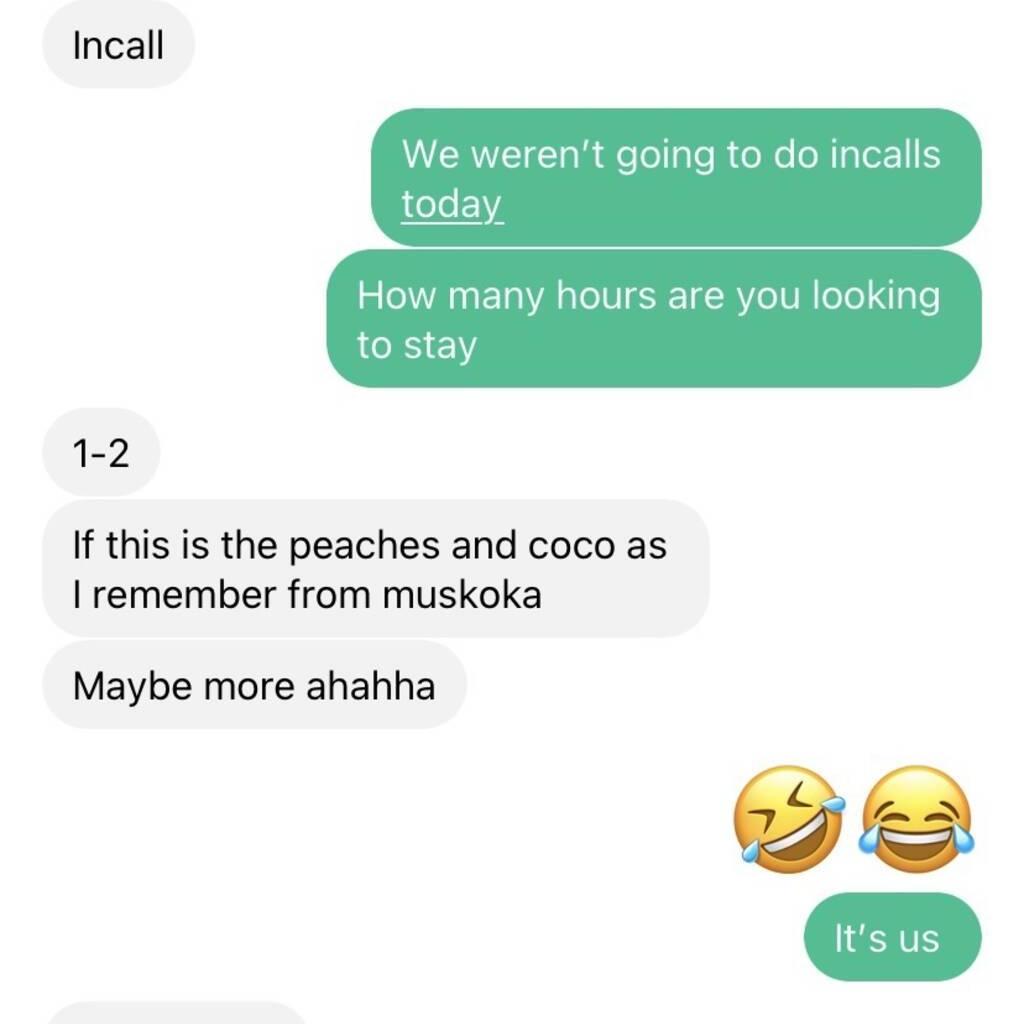 
                        Peaches & Coco
                     is Female Escorts. | Barrie | Ontario | Canada | canadatopescorts.com 