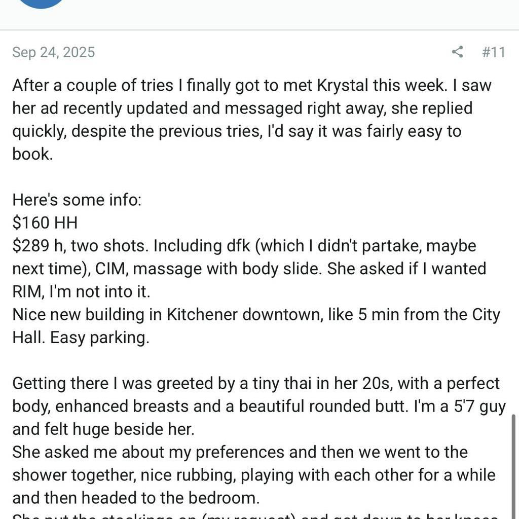 
                        Krystal
                     is Female Escorts. | Kitchener | Ontario | Canada | canadatopescorts.com 