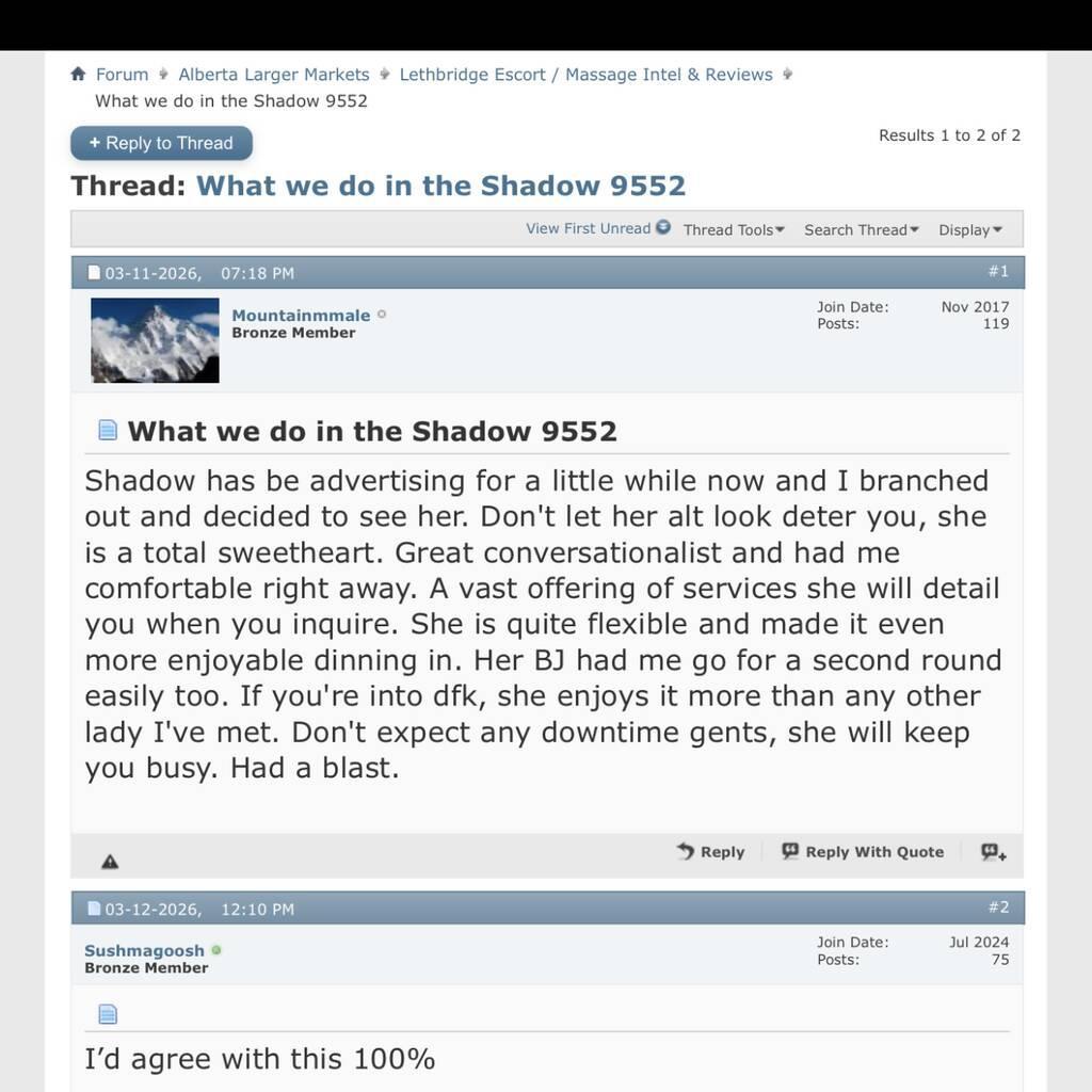 
                        Shadow
                     is Female Escorts. | Lethbridge | Alberta | Canada | canadatopescorts.com 