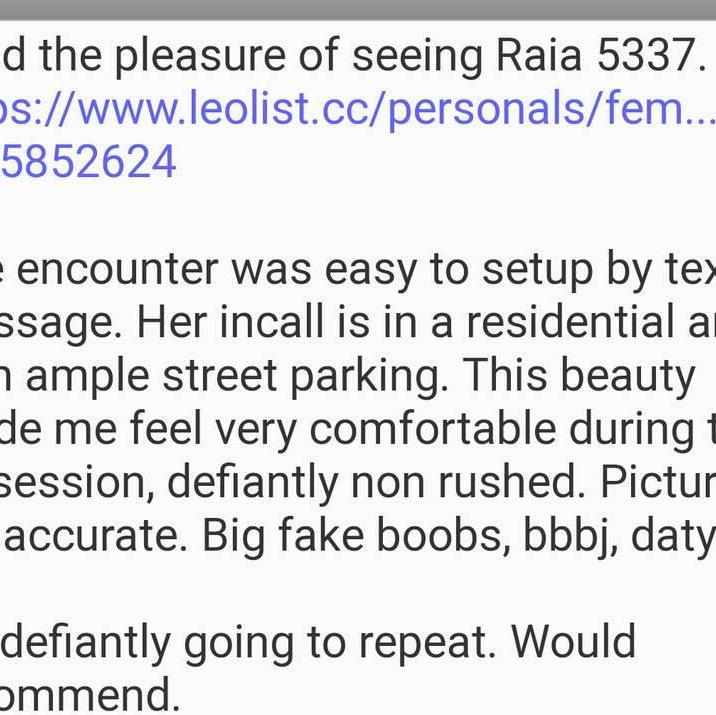 
                        Raia
                     is Female Escorts. | Kelowna | British Columbia | Canada | canadatopescorts.com 
