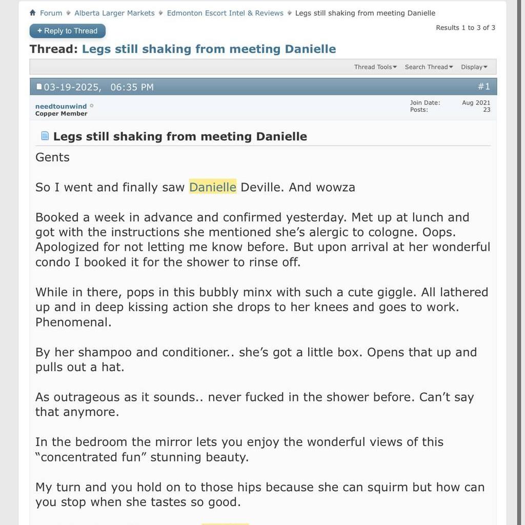 
                        Danielle Deville
                     is Female Escorts. | Saskatoon | Saskatchewan | Canada | canadatopescorts.com 