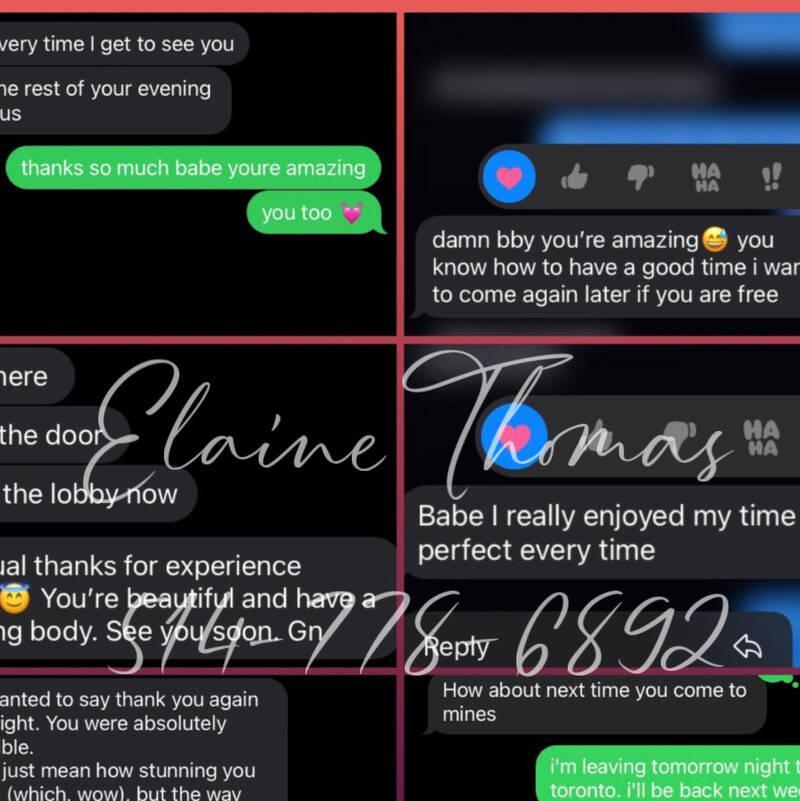 
                        Elaine Thomas
                     is Female Escorts. | Quebec City | Quebec | Canada | canadatopescorts.com 