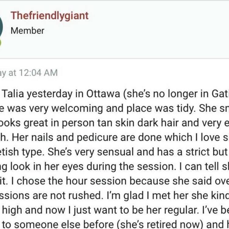 
                        Talia DeLuca
                     is Female Escorts. | Niagara | Ontario | Canada | canadatopescorts.com 
