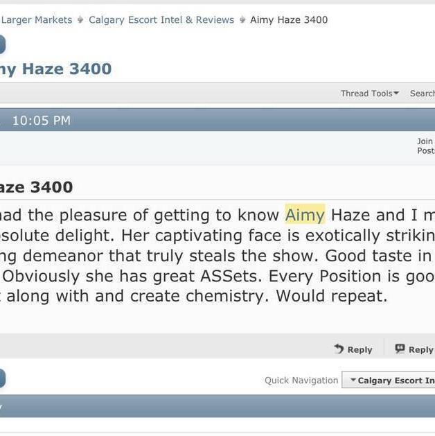 
                        Aimy Haze
                     is Female Escorts. | Toronto | Ontario | Canada | canadatopescorts.com 