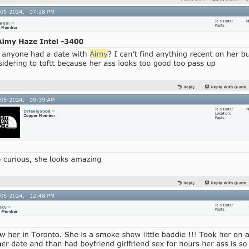 
                        Aimy Haze
                     is Female Escorts. | Toronto | Ontario | Canada | canadatopescorts.com 