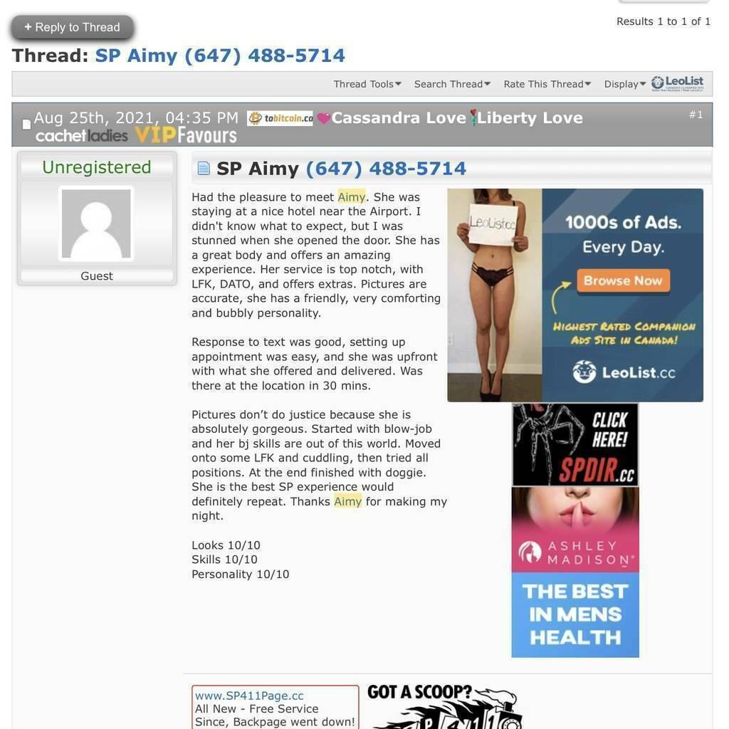 
                        Aimy Haze
                     is Female Escorts. | Toronto | Ontario | Canada | canadatopescorts.com 