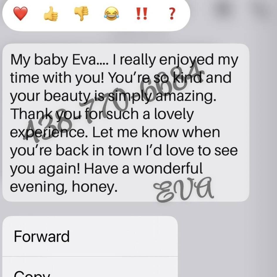 
                        Eva
                     is Female Escorts. | Montreal | Quebec | Canada | canadatopescorts.com 