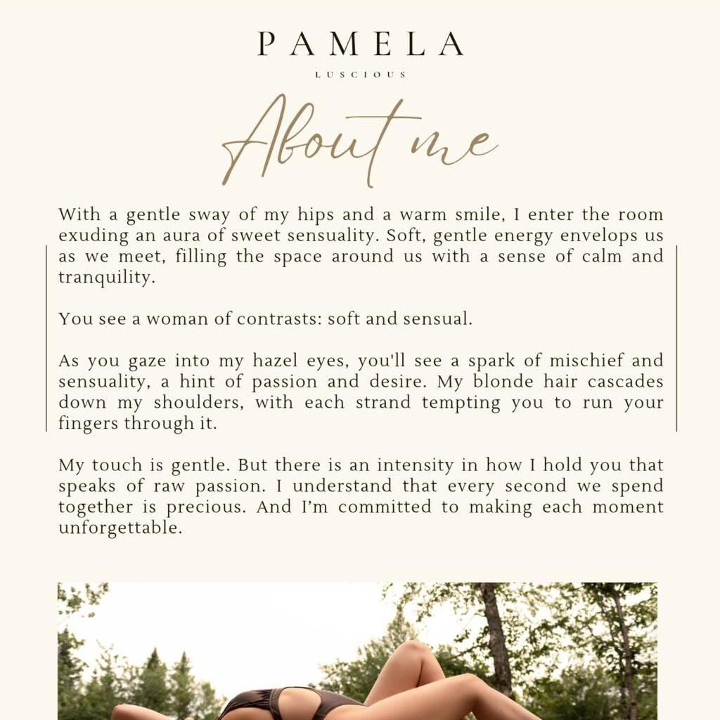 
                        Pamela Luscious  GFE PSE
                     is Female Escorts. | Fredericton | New Brunswick | Canada | canadatopescorts.com 