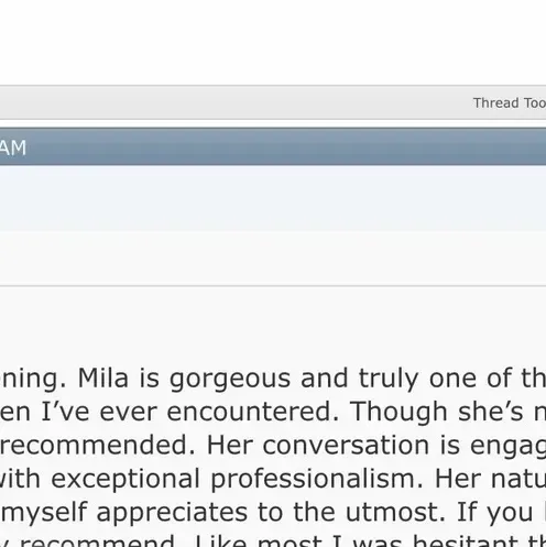 
                        Mila
                     is Female Escorts. | Winnipeg | Manitoba | Canada | canadatopescorts.com 