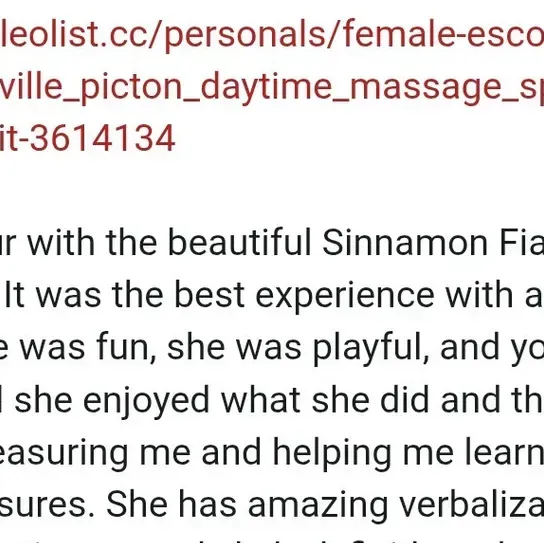 
                        Sinnamon F. (Cash Only)
                     is Female Escorts. | belleville | Ontario | Canada | canadatopescorts.com 