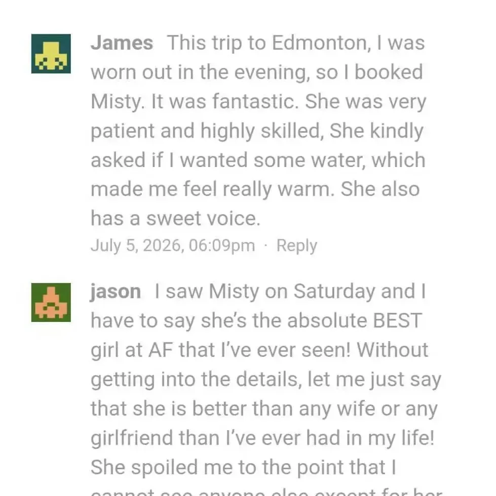 
                        Misty
                     is Female Escorts. | Edmonton | Alberta | Canada | canadatopescorts.com 