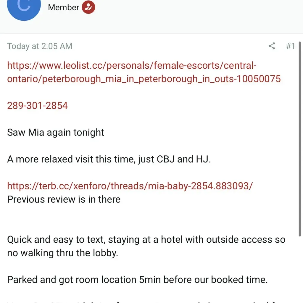 
                        MIA BABY
                     is Female Escorts. | Barrie | Ontario | Canada | canadatopescorts.com 