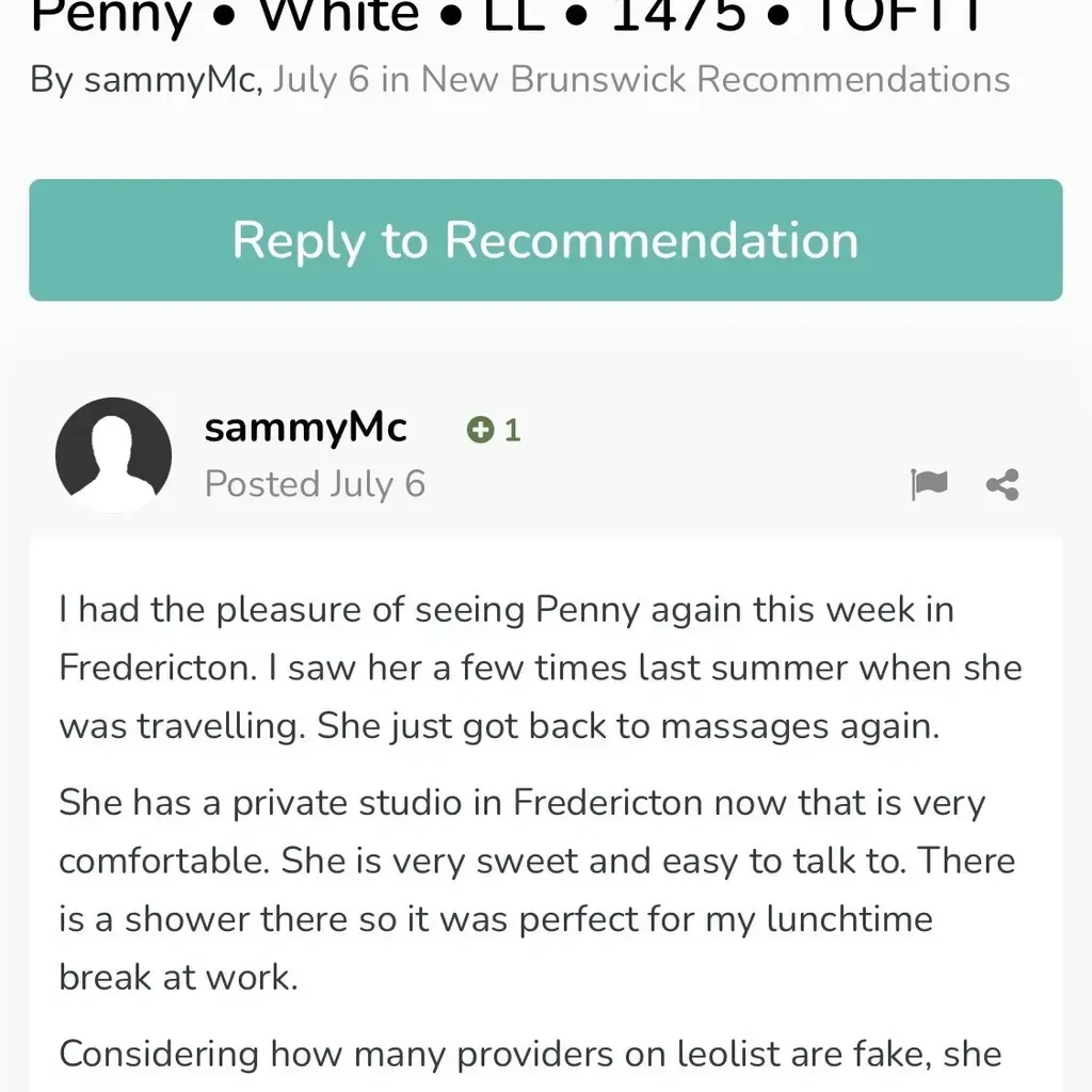 
                        Penny
                     is Female Escorts. | Fredericton | New Brunswick | Canada | canadatopescorts.com 