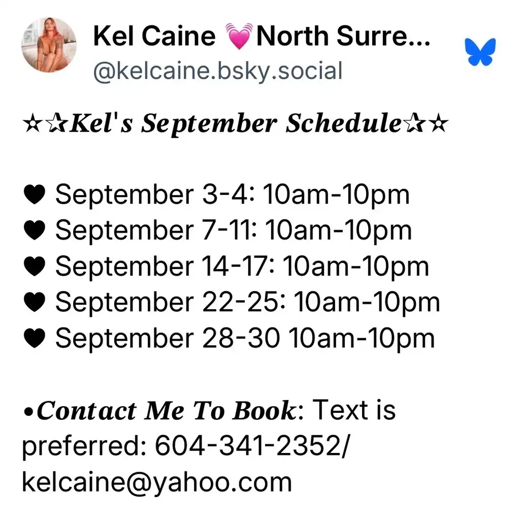
                        Kel Caine
                     is Female Escorts. | Vancouver | British Columbia | Canada | canadatopescorts.com 