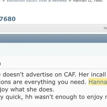 
                        Hannah
                     is Female Escorts. | Edmonton | Alberta | Canada | canadatopescorts.com 