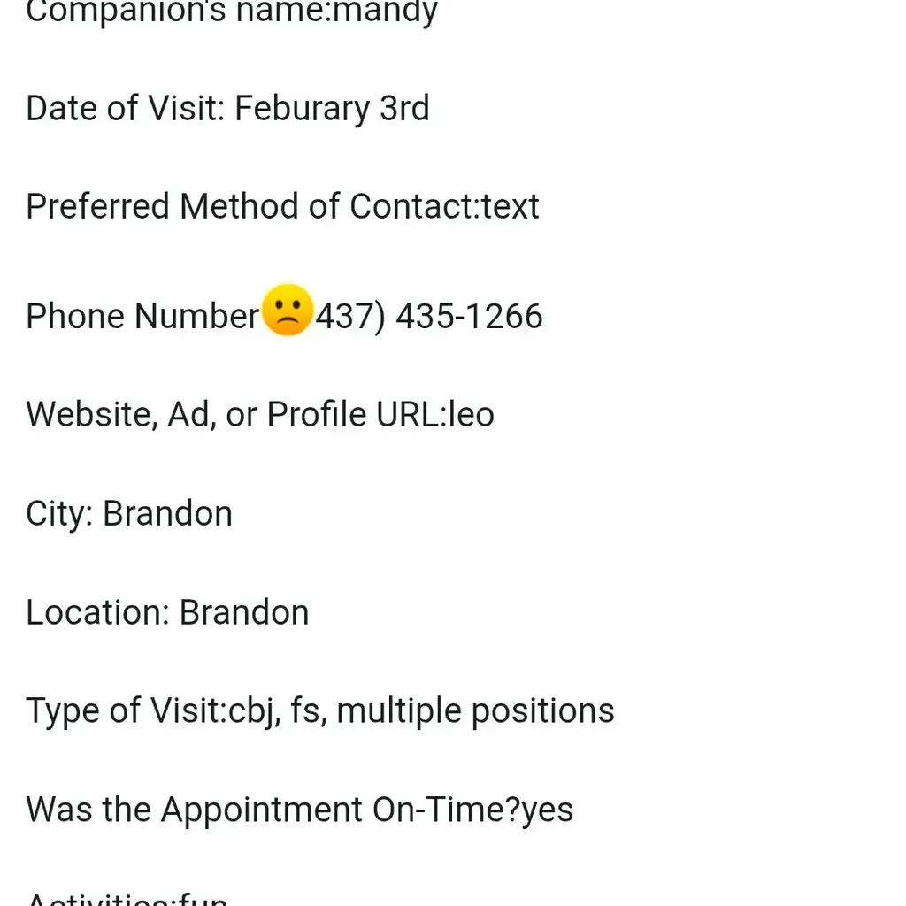 
                        Mandy
                     is Female Escorts. | Brandon | Manitoba | Canada | canadatopescorts.com 