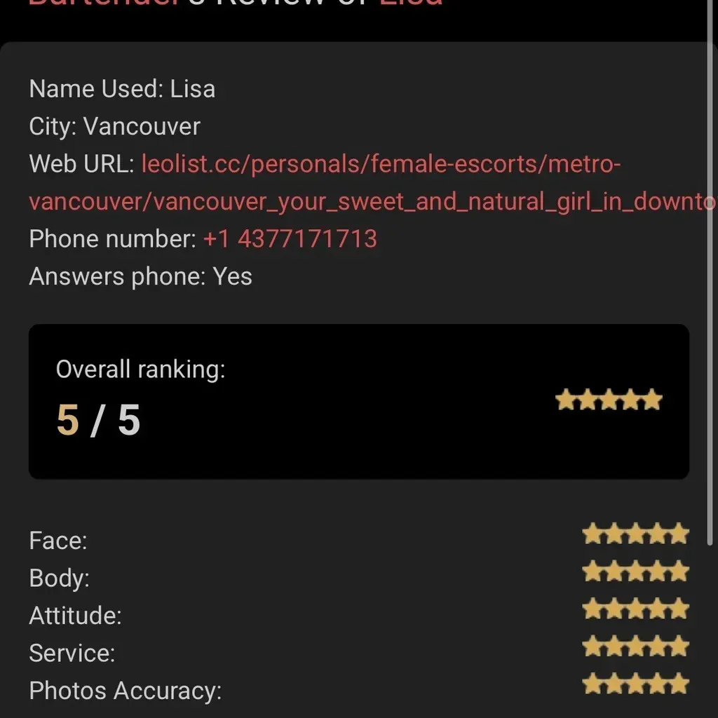 
                        Lisa
                     is Female Escorts. | Edmonton | Alberta | Canada | canadatopescorts.com 