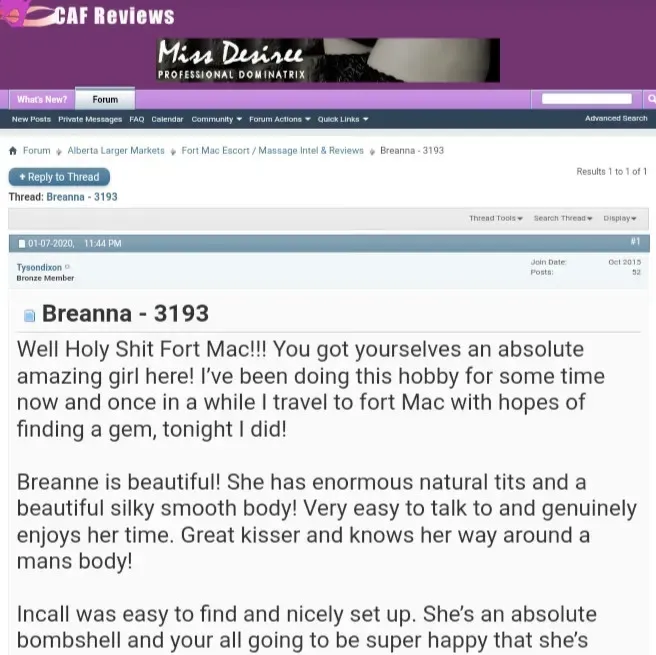 
                        Breanna
                     is Female Escorts. | Ft Mcmurray | Alberta | Canada | canadatopescorts.com 