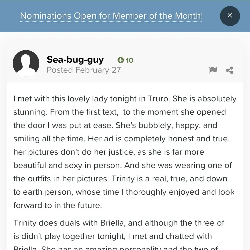 
                        Trinity
                     is Female Escorts. | Moncton | New Brunswick | Canada | canadatopescorts.com 
