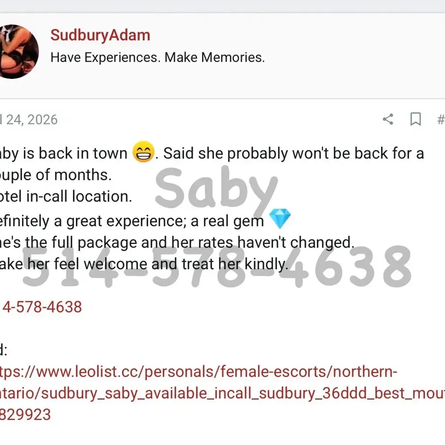
                        SABY (CA$H)
                     is Female Escorts. | Kitchener | Ontario | Canada | canadatopescorts.com 
