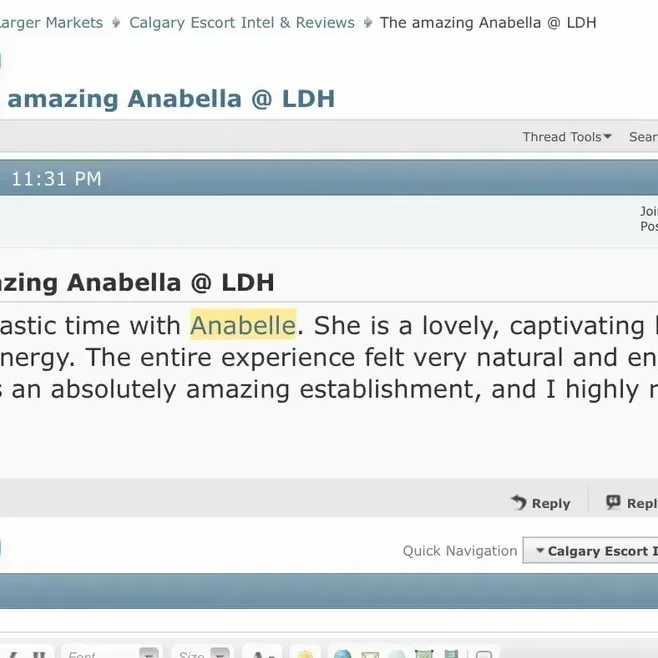 
                        Anabelle
                     is Female Escorts. | Calgary | Alberta | Canada | canadatopescorts.com 
