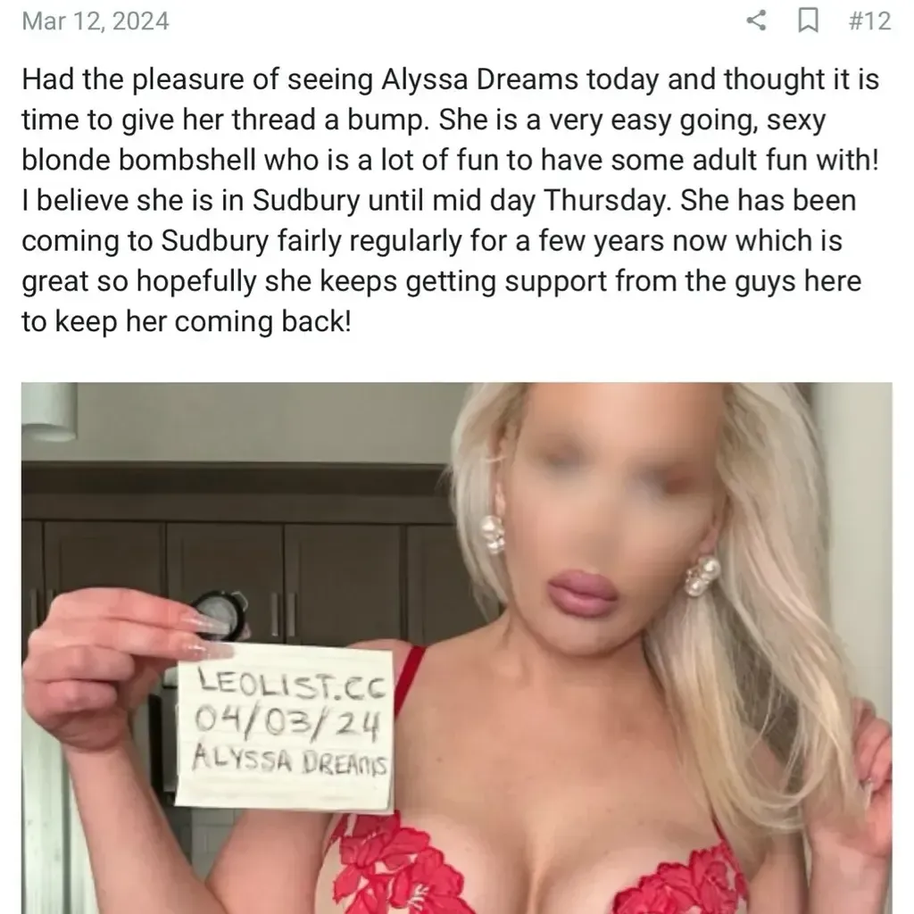 
                        Alyssa Dreams
                     is Female Escorts. | Vancouver | British Columbia | Canada | canadatopescorts.com 